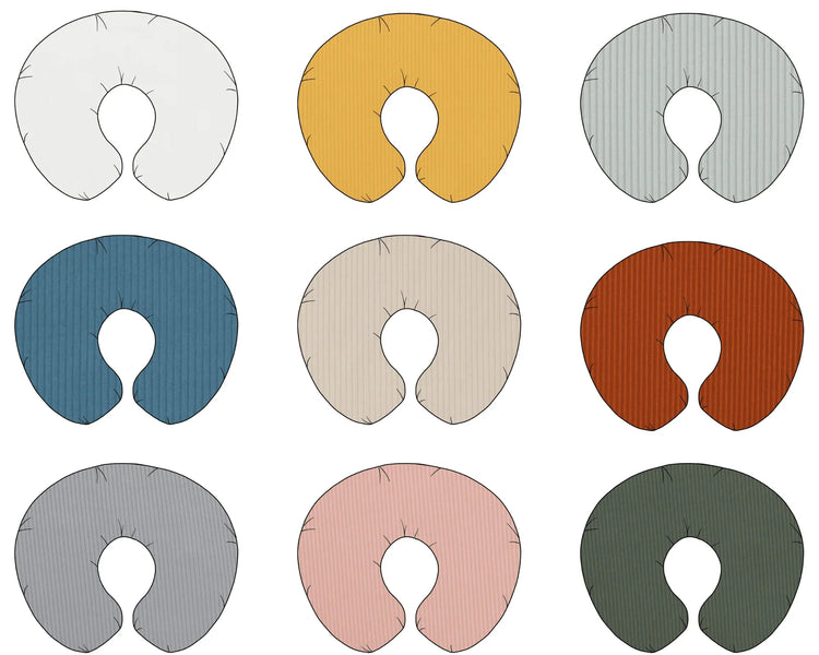 River Ribbed Nursing Pillow Cover by Little Mae & Co