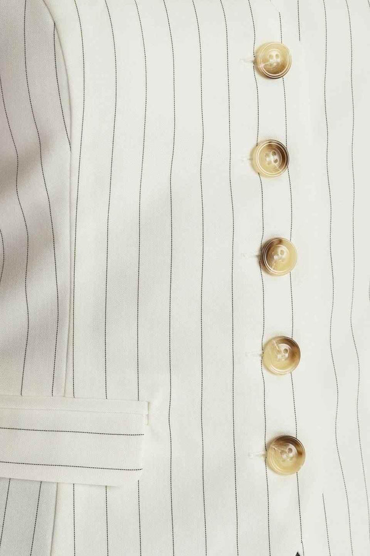 DINNER DATE WOVEN VEST VEST by Flying Tomato