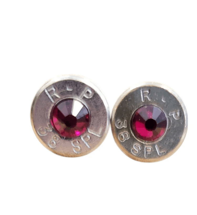 Head Stamp Stud Earrings Earrings by Sarahs Jewelry Designs