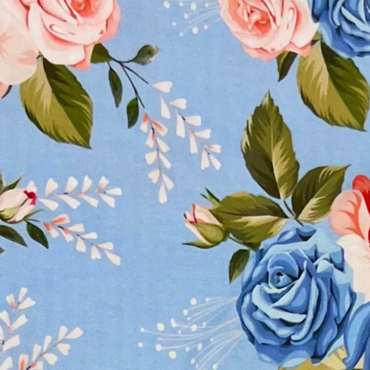 Two Piece Pajama Set Azul Rose by Khlobe