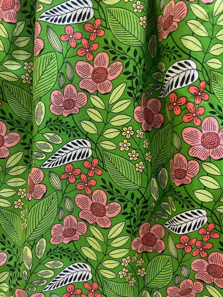 Flowers Collared Dress Dresses by Retrolicious