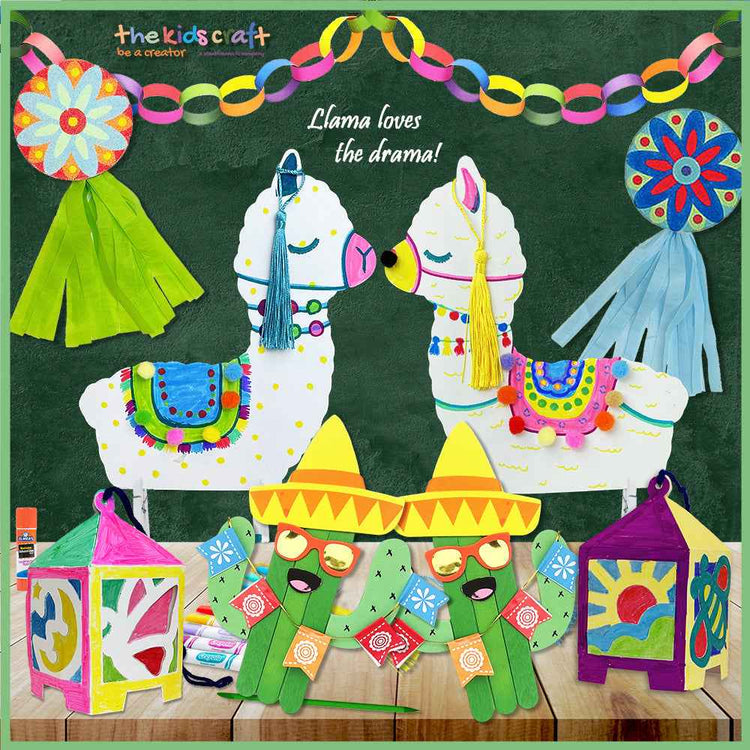 Llama loves the Drama! Craft Box by The Kids Craft