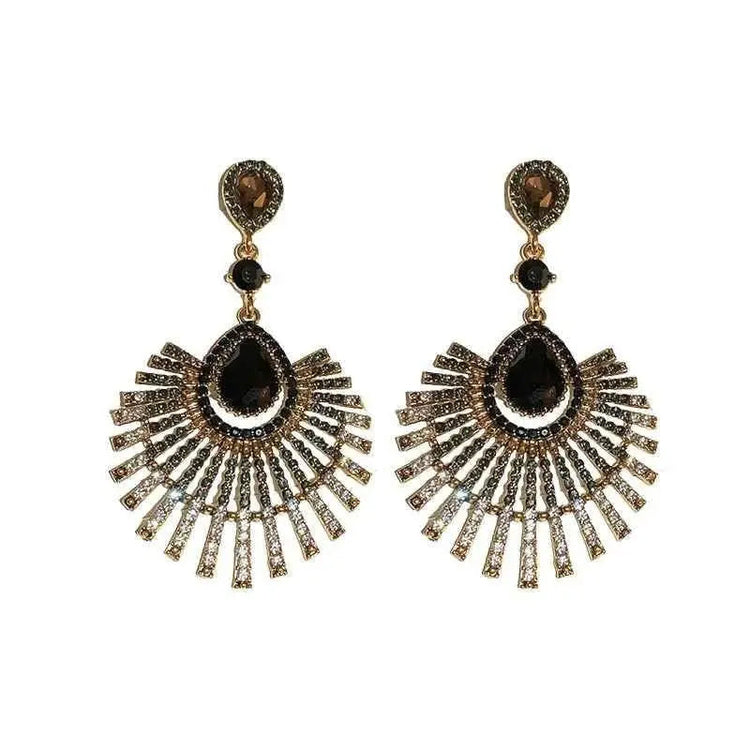 Exaggerated Water Drop Earrings - Luxe Look Earrings by Zopi / AliExpress