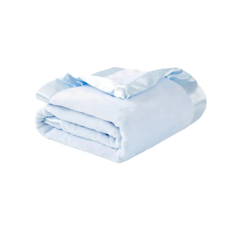 Kids Blankets Solid Satin Quilt Flannel Kids Blanket Soft Boys Girls Swaddle Wrap Infant Stroller Cover Kids Blanket by DSERS