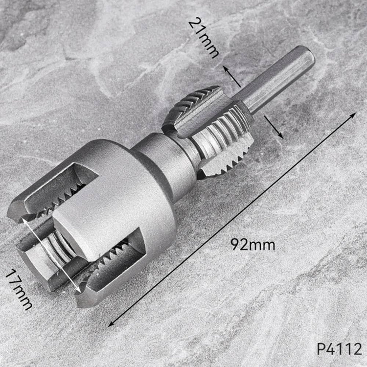 20/25mm water pipe thread opener for PPR/PVC with integrated design; cuts internal and external threads.