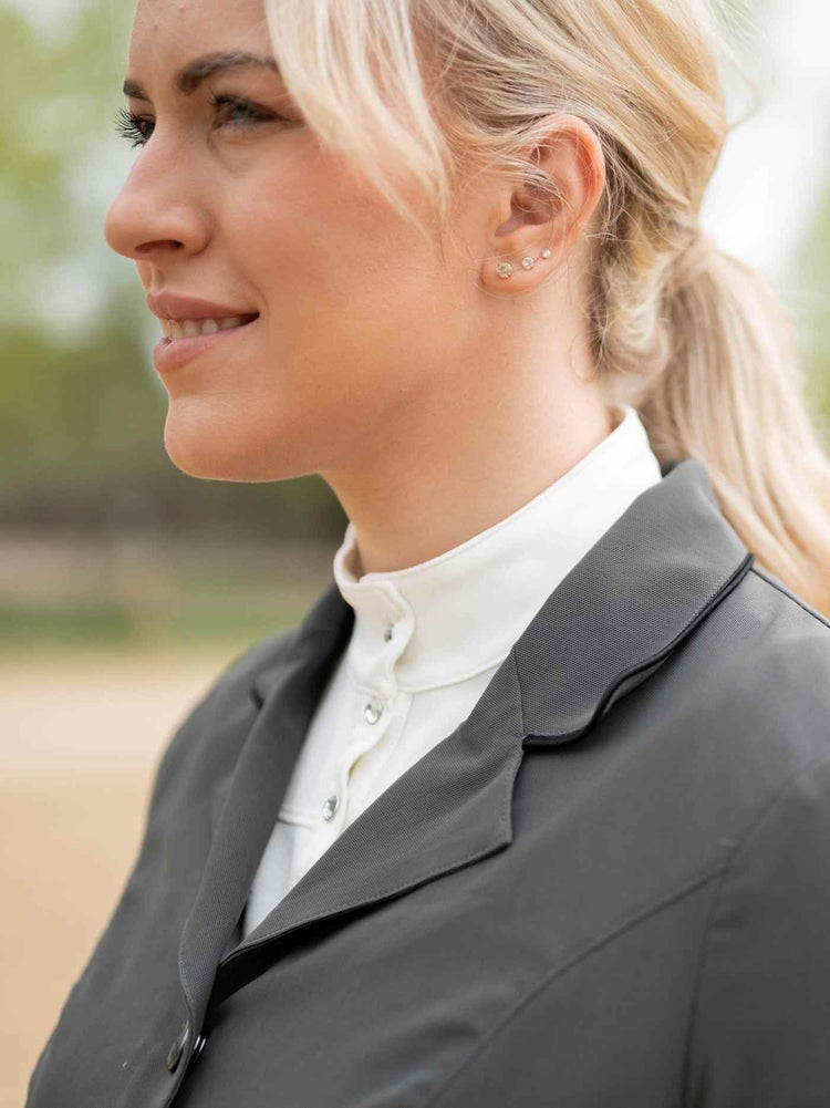Zephyr II Mesh Hunt Show Coat - Charcoal Show Apparel by FITS Riding