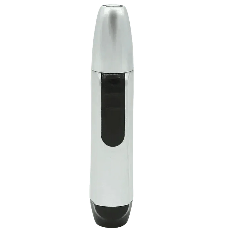 Black and Silver Nose Hair Trimmer Electric Ear Neck Trimmer Nose Hair Removal by Queen Make Up Store
