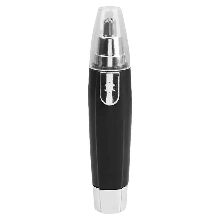 Black and Silver Nose Hair Trimmer Electric Ear Neck Trimmer Nose Hair Removal by Queen Make Up Store