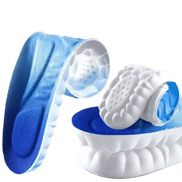 Blue and White Sports Insoles Breathable Shock Absorption, mens sports insoles Insoles & Inserts by AliEX