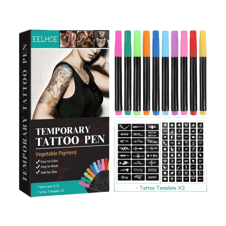 Eelhoe Temporary Tattoo Pen Set Makeup by CJ