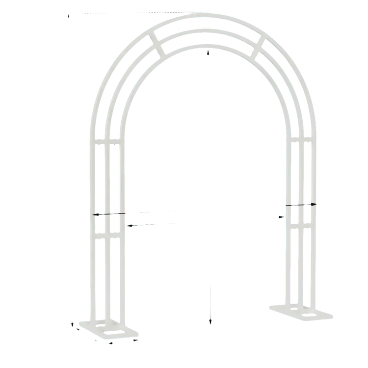 Metal Wedding Arch Floral Decoration Wedding Arch by Wisforfurniture Store