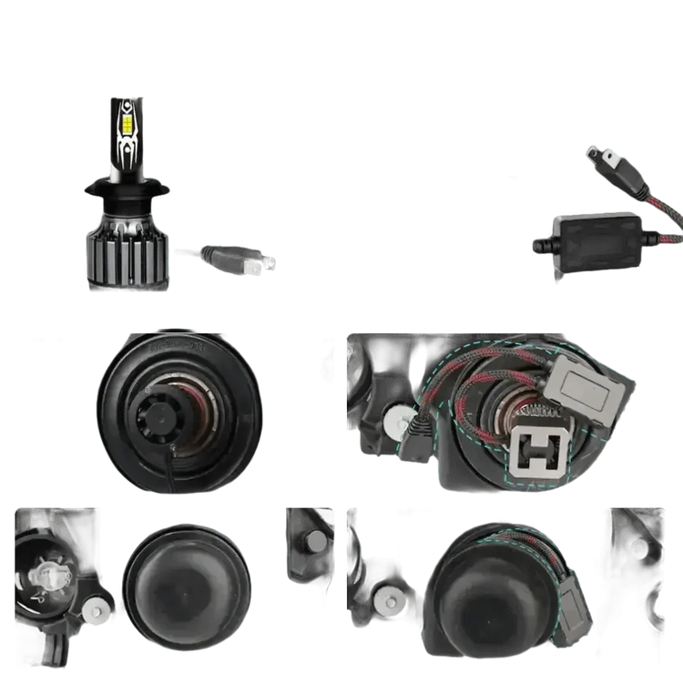 H7 LED Headlight Bulbs 30000lm CANBUS H8 H11 HIR2 Car Accessories by S&D Official Store