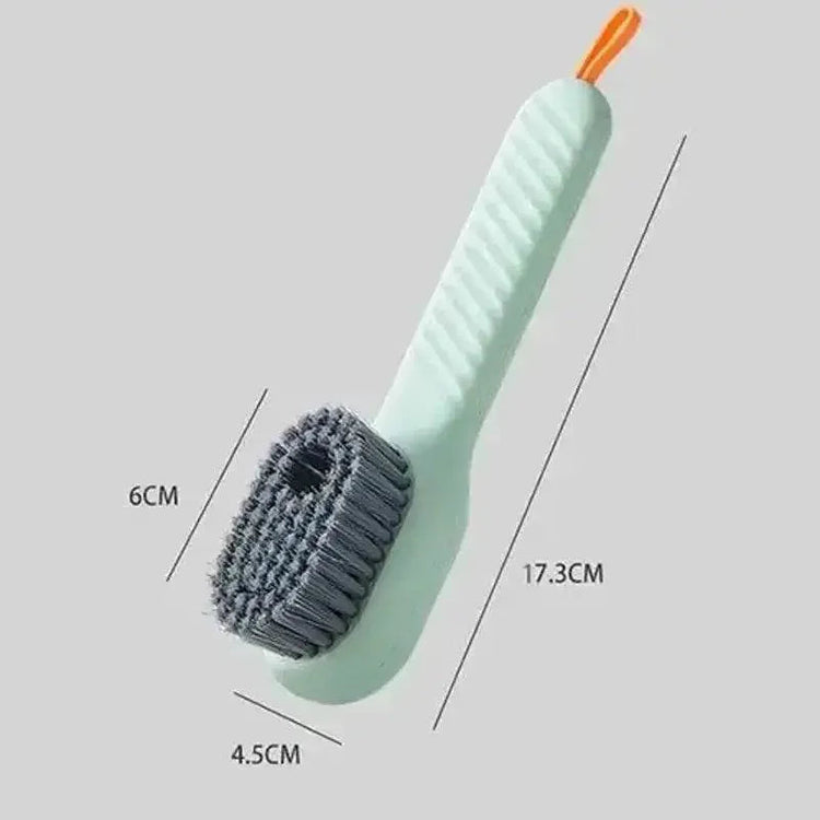 Multifunction Cleaning Shoe Brush Soft Automatic Liquid Shoe Brush Long Handle Clothes Soap Brush With Hook Clean Tool Multifunctional Shoe Brush by Dropshee