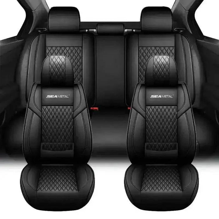 Red and Black Car Seat Cover Set Car seat cover by GiFiFY