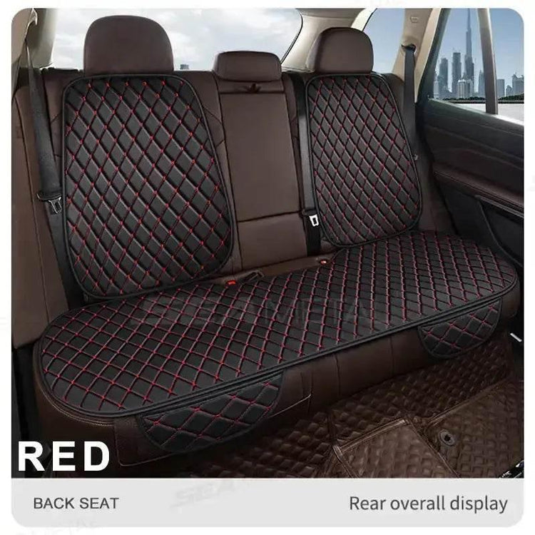 Black Quilted Leather Car Seat Covers Car seat cover by DSERS