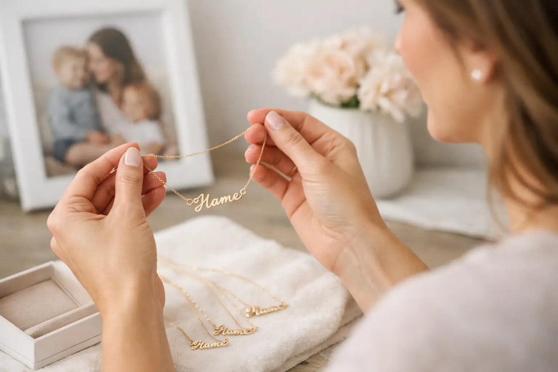 How to Pick a Name Necklace for Moms