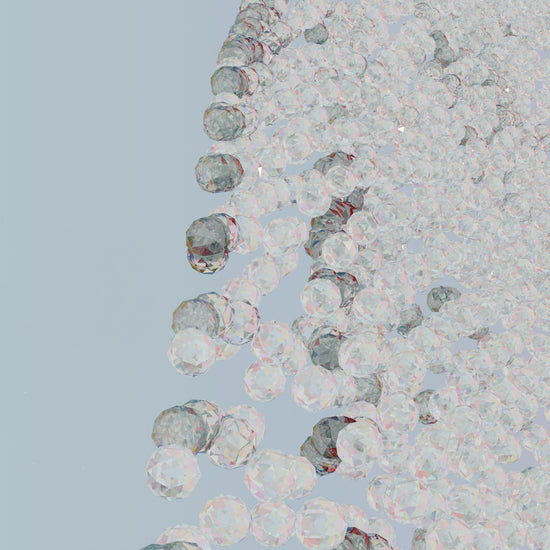 a group of bubbles floating in the air