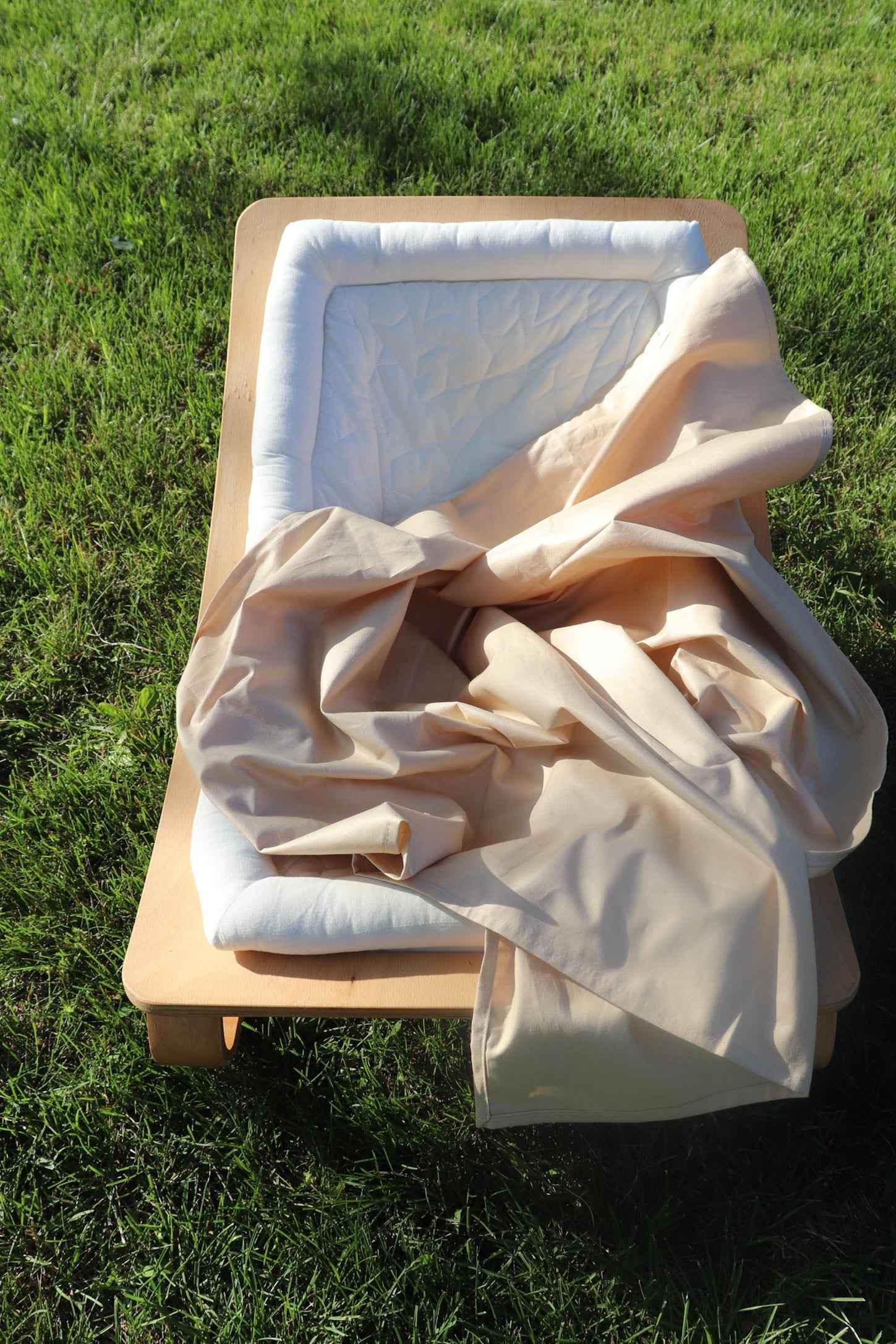 Desert Brown Blanket by Little Mae & Co