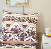 DaDa Bedding Majestic Oriental Kilim Duvet Cover - w/ Pillow Cases Royal Persian Traditional Design Intricate Ornate Ornament Print Duvet Covers by DaDalogy Bedding Collection