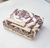 DaDa Bedding Majestic Oriental Kilim Duvet Cover - w/ Pillow Cases Royal Persian Traditional Design Intricate Ornate Ornament Print Duvet Covers by DaDalogy Bedding Collection