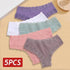 5PCS Lace Cotton Brazilian Panties Lace Cotton Brazilian Panties by Dropshee