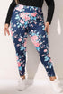 Plus Size Floral Print Legging women Attire by Trendsi