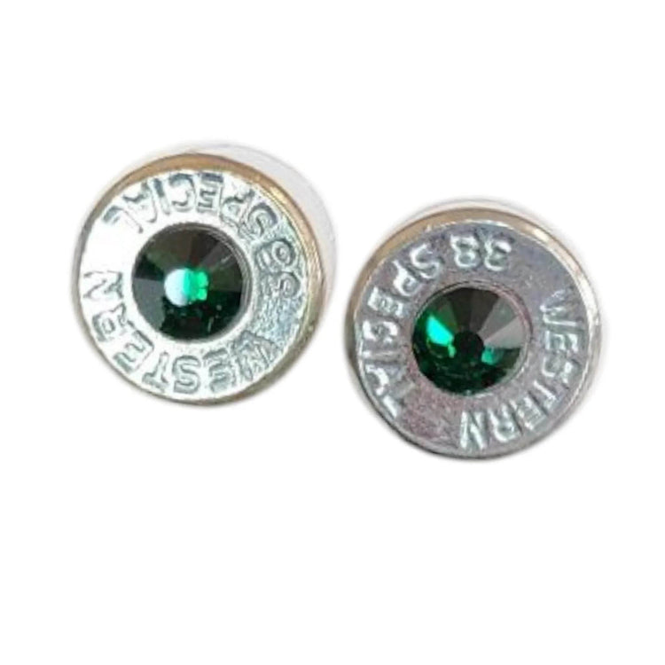 Head Stamp Stud Earrings Earrings by Sarahs Jewelry Designs