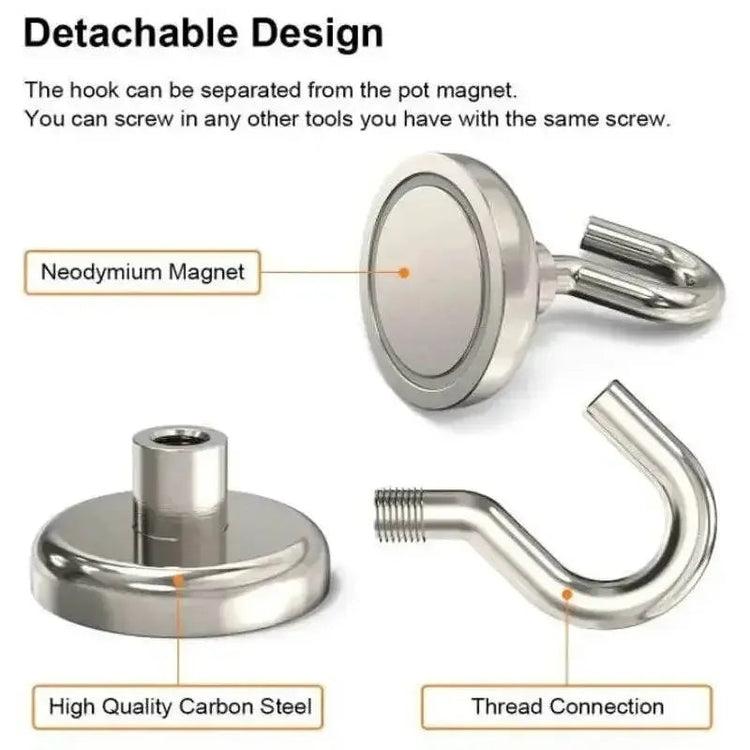 10PCS Strong Magnet Hooks Multi-Purpose Storage Hooks Home Kitchen Bar Storage Hooks Key Storage Hooks Bathroom Hangers Hooks by Dropshee