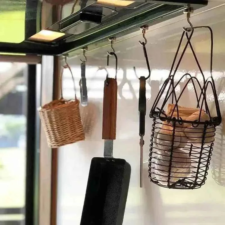 10PCS Strong Magnet Hooks Multi-Purpose Storage Hooks Home Kitchen Bar Storage Hooks Key Storage Hooks Bathroom Hangers Hooks by Dropshee