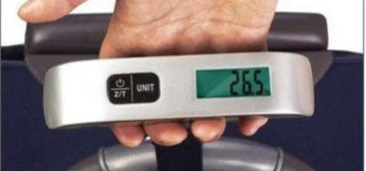 T-shaped Electronic Scales Portable Scale 50kg/10g with Backlight. Free Battery Included Luggage Scales by CJ