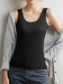 Plus Size Ribbed Scoop Neck Tank Top women Attire by Trendsi