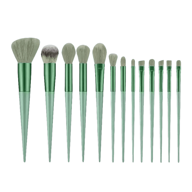 13pcs Velvet Bag Makeup Brushes Set Eye Pink Pouch lash brush for eyelash extensions Makeup Brushes by Beauty Discount Factory Store