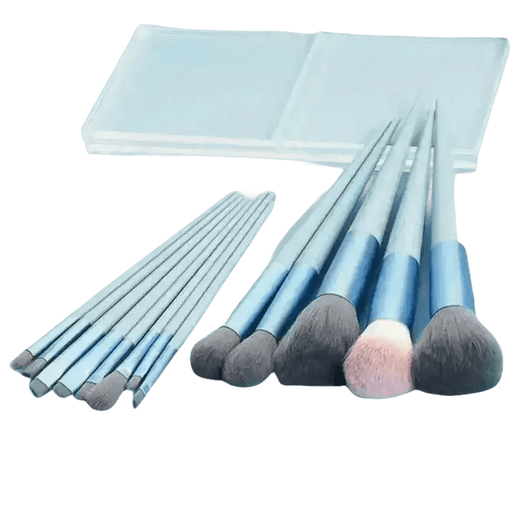 13pcs Velvet Bag Makeup Brushes Set Eye Pink Pouch lash brush for eyelash extensions Makeup Brushes by Beauty Discount Factory Store