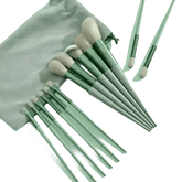 13pcs Velvet Bag Makeup Brushes Set Eye Pink Pouch lash brush for eyelash extensions Makeup Brushes by Beauty Discount Factory Store