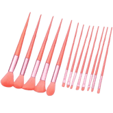13pcs Velvet Bag Makeup Brushes Set Eye Pink Pouch lash brush for eyelash extensions Makeup Brushes by Beauty Discount Factory Store