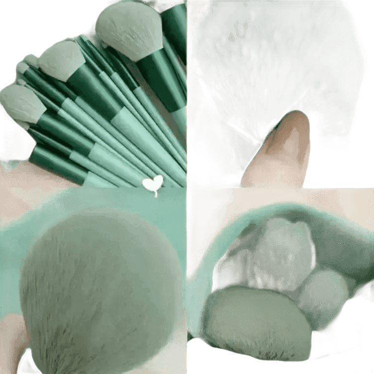 13pcs Velvet Bag Makeup Brushes Set Eye Pink Pouch lash brush for eyelash extensions Makeup Brushes by Beauty Discount Factory Store