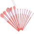 13pcs Velvet Bag Makeup Brushes Set Eye Pink Pouch lash brush for eyelash extensions Makeup Brushes by Beauty Discount Factory Store