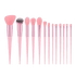 13pcs Velvet Bag Makeup Brushes Set Eye Pink Pouch lash brush for eyelash extensions Makeup Brushes by Beauty Discount Factory Store