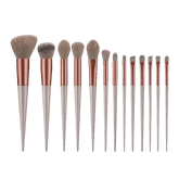 13pcs Velvet Bag Makeup Brushes Set Eye Pink Pouch lash brush for eyelash extensions Makeup Brushes by Beauty Discount Factory Store