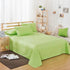 Pure Color Polyester Cotton Extra Bed Sheets Hotel Home online bedsheets Solid Color Flat Bed Sheet by CJDropshipping