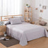 Pure Color Polyester Cotton Extra Bed Sheets Hotel Home online bedsheets Solid Color Flat Bed Sheet by CJDropshipping