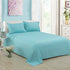 Pure Color Polyester Cotton Extra Bed Sheets Hotel Home online bedsheets Solid Color Flat Bed Sheet by CJDropshipping