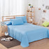 Pure Color Polyester Cotton Extra Bed Sheets Hotel Home online bedsheets Solid Color Flat Bed Sheet by CJDropshipping