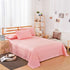 Pure Color Polyester Cotton Extra Bed Sheets Hotel Home online bedsheets Solid Color Flat Bed Sheet by CJDropshipping