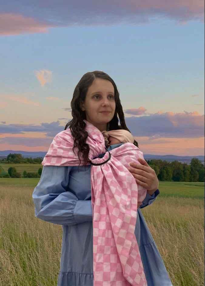 Sunkist Ring Sling Carrier by Little Mae & Co