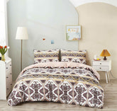DaDa Bedding Majestic Oriental Kilim Duvet Cover - w/ Pillow Cases Royal Persian Traditional Design Intricate Ornate Ornament Print Duvet Covers by DaDalogy Bedding Collection