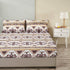 DaDa Bedding Majestic Oriental Kilim Fitted Sheet - w/ Pillow Cases Royal Persian Traditional Design Intricate Ornate Ornament Print Bed Sheets by DaDalogy Bedding Collection