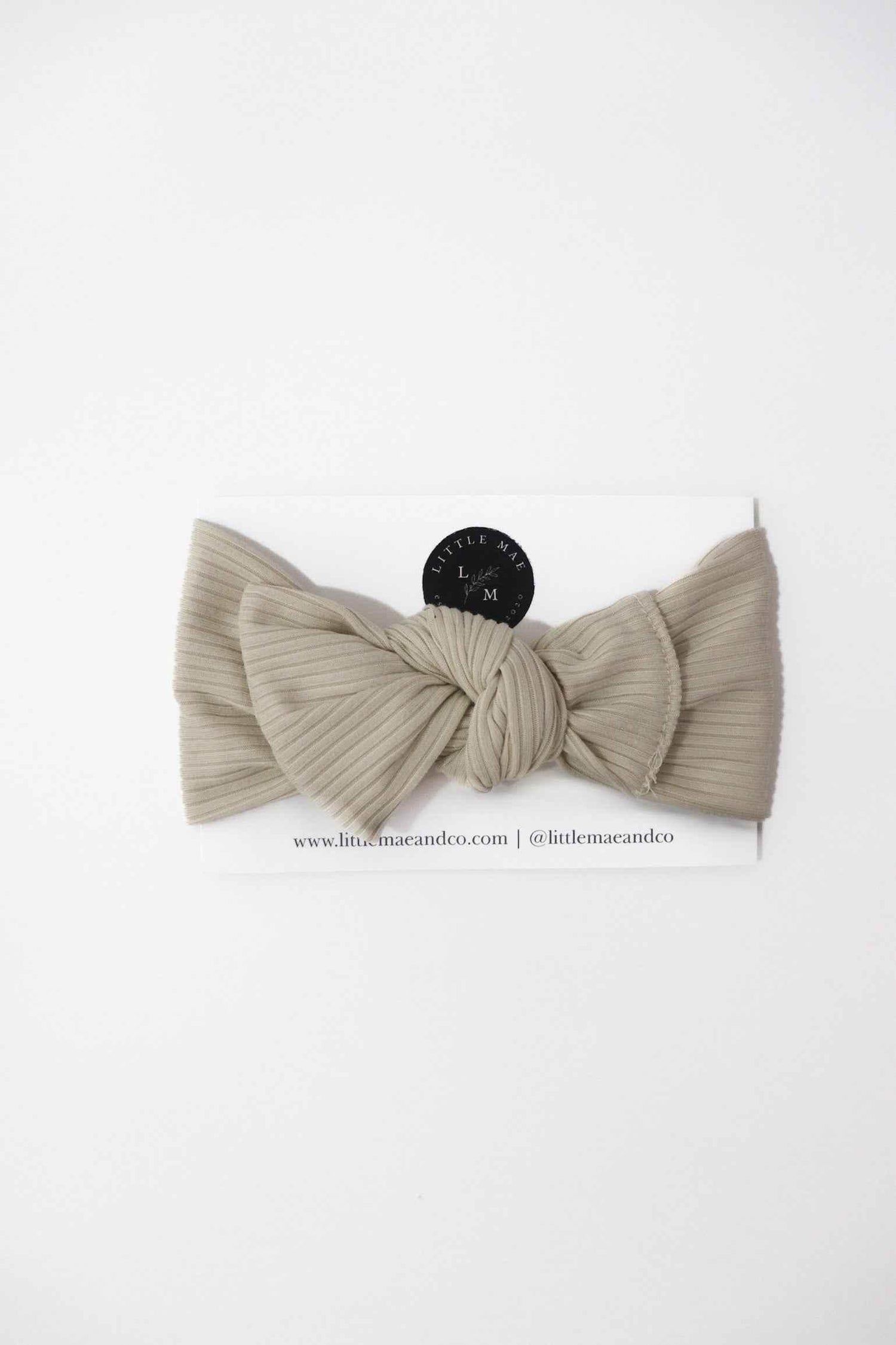 Oat Ribbed Gift Box by Little Mae & Co