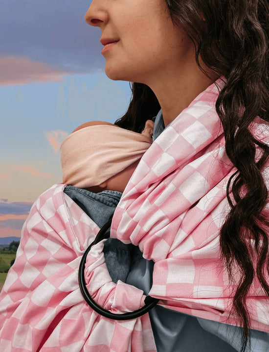 Sunkist Ring Sling Carrier by Little Mae & Co