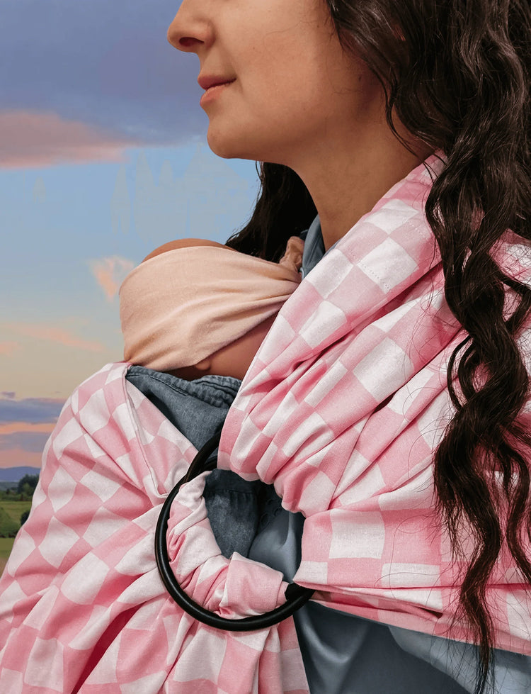 Sunkist Ring Sling Carrier by Little Mae & Co